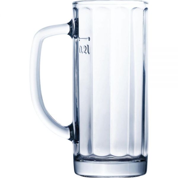 MINDEN Bierkrug - 28 cl - (Ø 6,2 x 13,9 cm) - geeicht /-/ 0,2 l