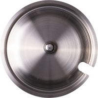 Terrinendeckel Ø 20 cm - mit Löffelaussparung (Edelstahl) href=