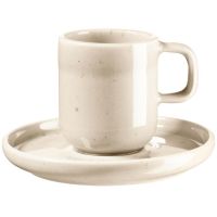 CANDY Espressotasse inkl. Untertasse - Beige href=