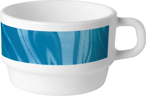 NATURA Kaffee-Obertasse - 22 cl (stapelbar) - Blau