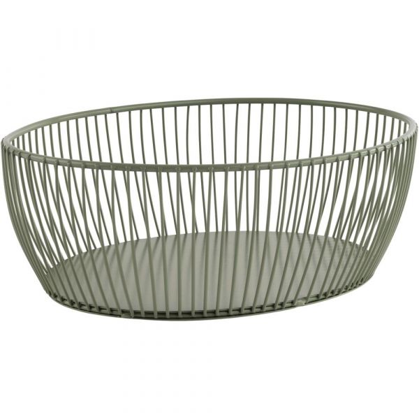 SVART Korb - 24 x 19 x 8 cm - Metall - Grün