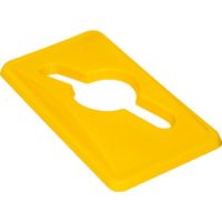 Deckel für Abfallbeh. 9237650 - Gelb offen - 51 x 29 x 5 cm href=