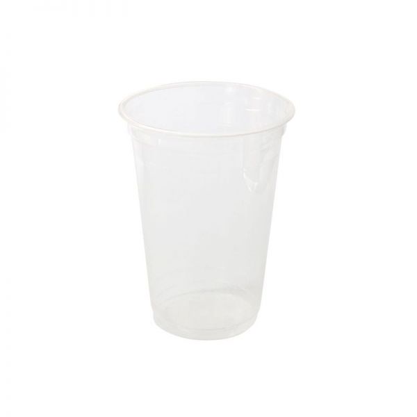 Getränkebecher - rPET - Ø 9,5 x 12,7 cm - 400 ml - mit Füllstrich (50 Stück)
