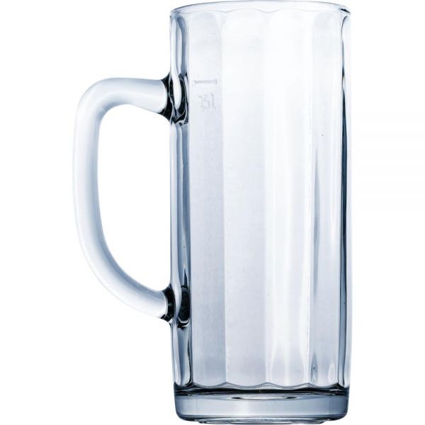 MINDEN Bierkrug - 63 cl - (Ø 8,1 x 18,5 cm) - geeicht /-/ 0,5 l
