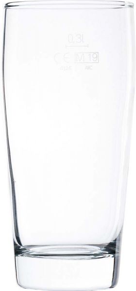 WILLI Trinkglas - 37 cl - (Ø 7,1 x 14,8 cm) - geeicht /-/ 0,3 l