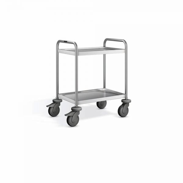 SW 6x4-2 Servierwagen 2-bordig (60 x 40 cm) - luftidentische Rollen