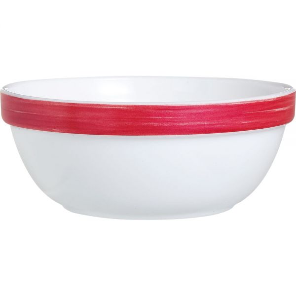 BRUSH Salatschüssel 90 cl - Ø 17 x 7,7 cm (stapelbar) - Red