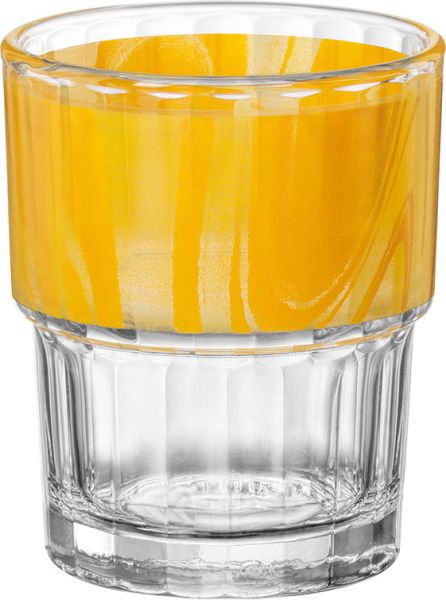 NATURA / LYON OPTIQUE Trinkglas - 20 cl - (Ø 7,1 x 8,7 cm) - ungeeicht - Gelb