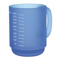 MODELL 510 Henkelbecher skaliert 38 (Nutzinhalt 30 cl) cl - Ø 7,9 x 10,cm - Blau (PP) href=