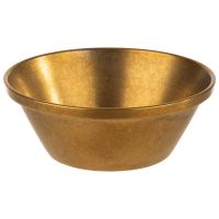 Dipschälchen  - (Ø 6 x 2,5 cm - 0,04l) -  Edelstahl - Gold (6 Stück) href=