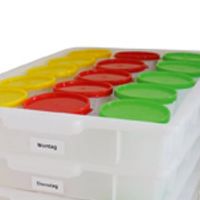Rückstellproben-Becherset 250 ml - 3 Farben (100 Stück) href=
