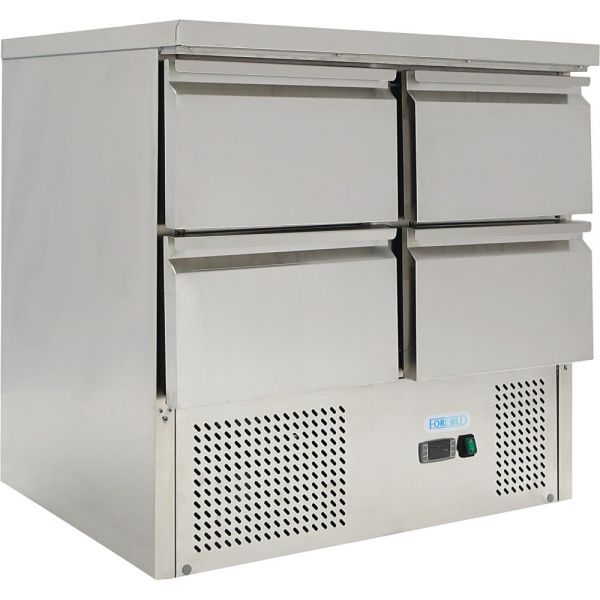 FORCOLD 700 Kühltisch Mini - 2-fach - S/S - 220 l