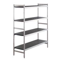 Grundregal Aluminium-Kunststoff - 90 x 46 x 180 cm href=