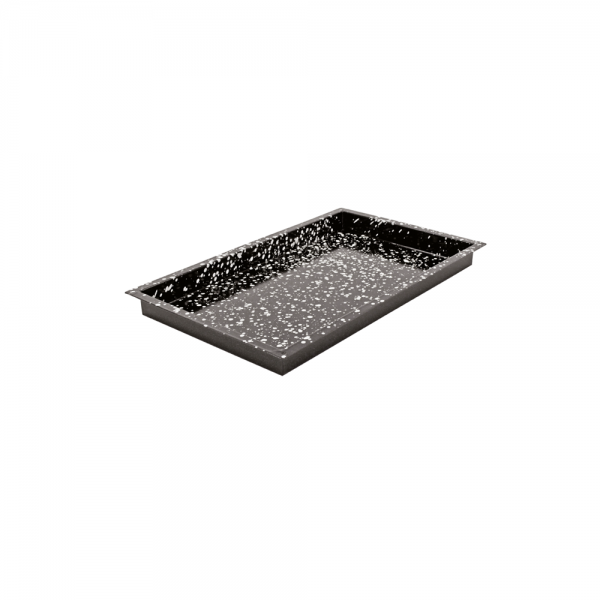 Schneider GN 1/1 Backblech DW288 – Emailliert, Aluminium Mit Silikon, 4,5 Cm Tief, Für Kombi-Dampfgarer