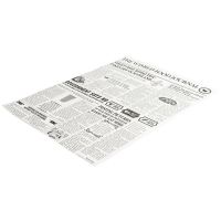 SNACK-HOLDER - Wachspapier Motiv Zeitung, 35 x 25 cm (500 Blatt / Karton) href=
