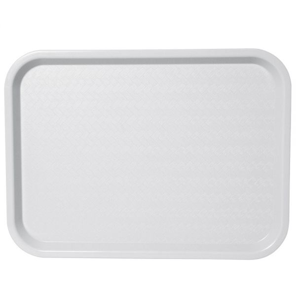 Snack-Tablett 33 x 26 cm - Weiß (PP)