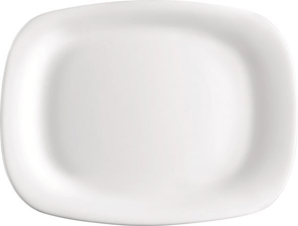 GRANGUSTO Platte, Rechteckig - 28 x 21 cm - weiß