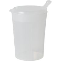 Schnabelbecher Unterteil - Inhalt 25 cl - Ø 7 x 9,3 cm - Transparent href=