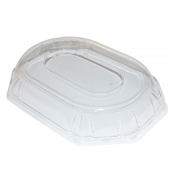 Deckel für rPET-Partyplatte octagonal - 36 x 24 cm