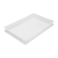 Pizzaballenbehälter HDPE weiß (Größe 60 x 40 x 7,5 cm) href=