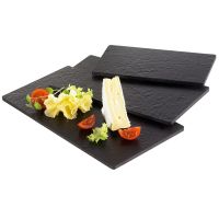 Kunstschieferplatte 30 x 15 cm - glatt (6mm stark) href=