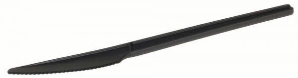REUSABLE Messer 16,8 cm - CPLA - Schwarz (20 x 50 Stück)