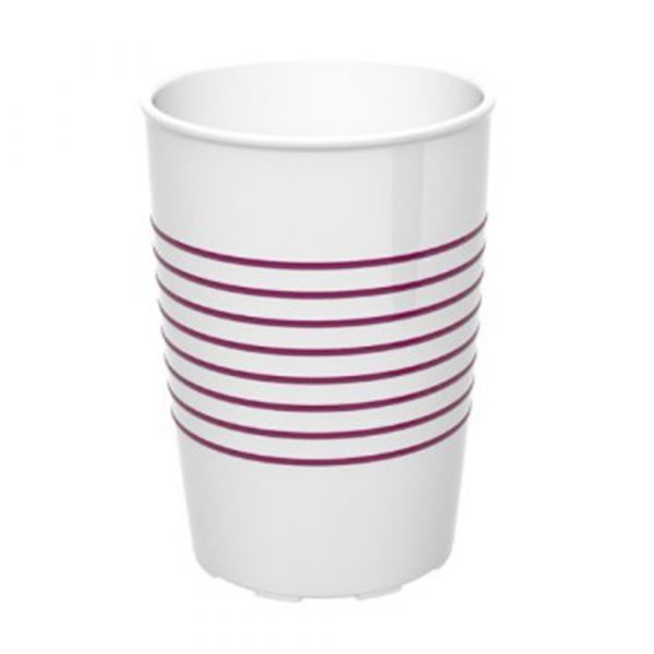Trinkbecher M830 - 25 cl - Weiß - Brombeere