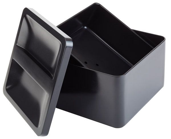 Eiseimer - 27 x 27 x 15 cm - Schwarz - 5 l