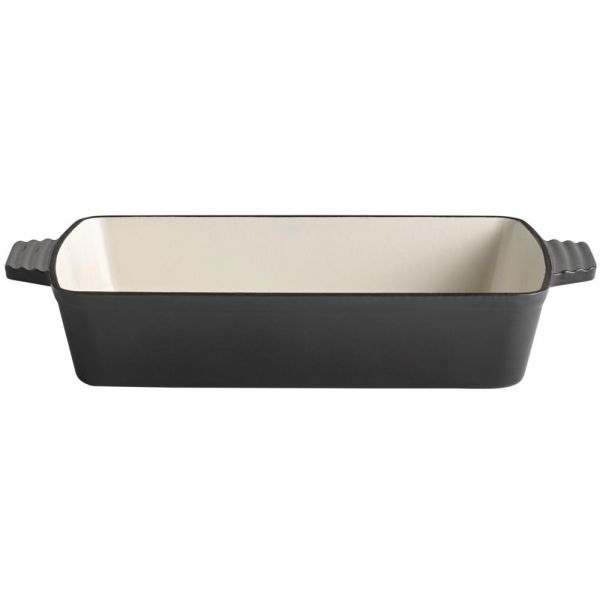 5 STARS Gusseisen-Auflaufform - 3,5 l - (33 x 24 x 6,5 cm) - Anthrazit