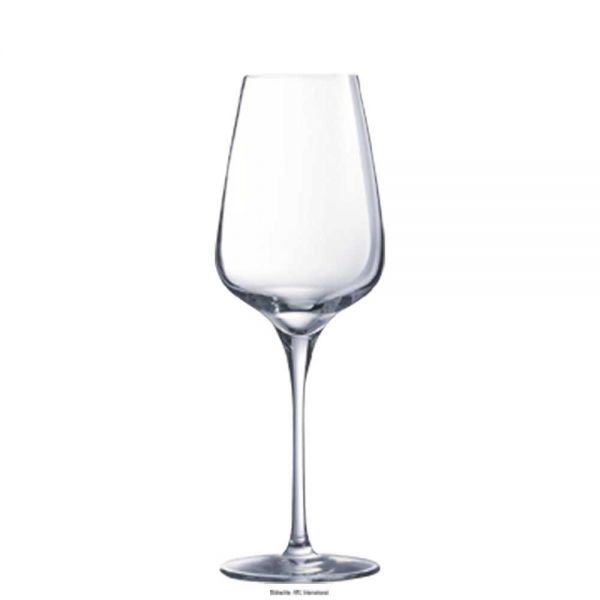 SUBLYM Weinkelch - 45 cl - (Ø 8,7 x 25 cm) - geeicht /-/ 0,1 l + 0,2 l