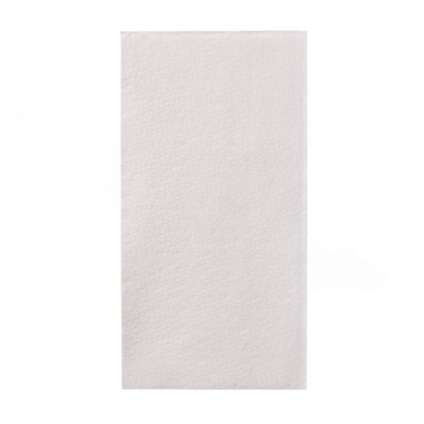 Prägeserviette - 33 x 33 cm - 1/8 Falz - 1-lagig - weiß (500 Stk)