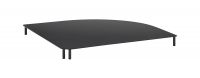 VALO Eckverbindung - 39 x 39 x 3 cm - Metall - schwarz href=