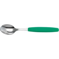 COLORATO Kaffeelöffel 16,5 cm mit Kunststoffgriff - Grün href=