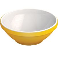 MODELL 632 Schale 320 ml - Ø 12,5 x 4,7 cm - Gelb-Weiß (Melamin) href=
