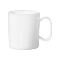 DURABEL / BISTRO Henkelbecher Ø 7,5 x 9 cm - Inhalt 32,5 cl, PBT-Kunststoff - Weiß href=