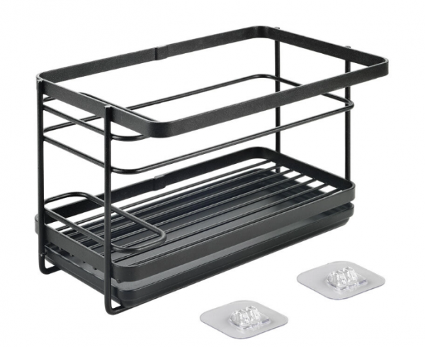 TOKYO LAVA Spülbecken Organizer U-Fix - beschichteter Stahl - 22 x 13 x 14 cm