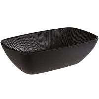 NERO Schale  - 0,35 l - (GN 1/9) - Melamin - Schwarz href=