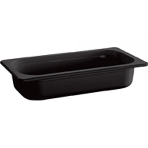 SMART LINE Melaminbehälter GN 1/3 - 065 mm - Schwarz (2,0 l)