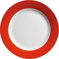 COLORIDO Menüteller - (Ø 24 x 2,5 cm) - Rot href=