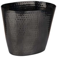 Wein- & Sektkühler - 20,5 x 14 cm - Aluminium -Anthrazit href=