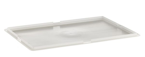 Deckel zu Pizzaballenbehälter HDPE weiß (Größe 60 x 40 cm)