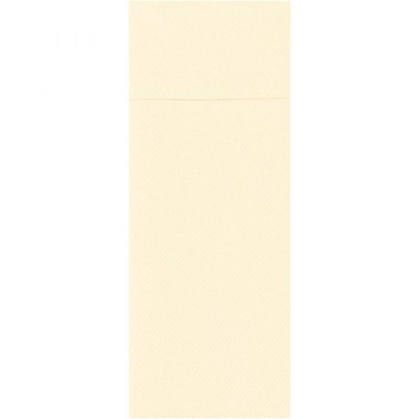 AIRLAID Bestecktasche 40 x 33 cm - 1/8-Falz (3 x 160 Stück) - Crème