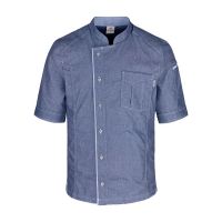 Herren-Kochjacke (Halbarm) - Jeans href=