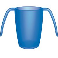 MODELL 816 - ERGO PLUS Trinkbecher 25 cl - Blau (PP, ohne Aufsatz) href=