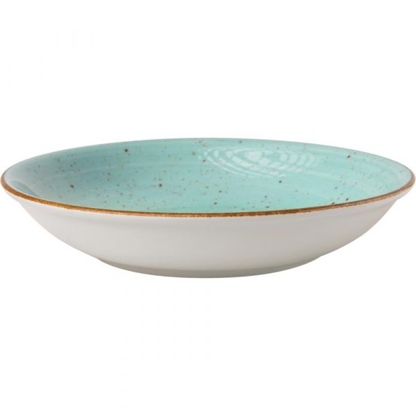 VINTAGE Coupteller tief Ø 20 cm - Aquamarin