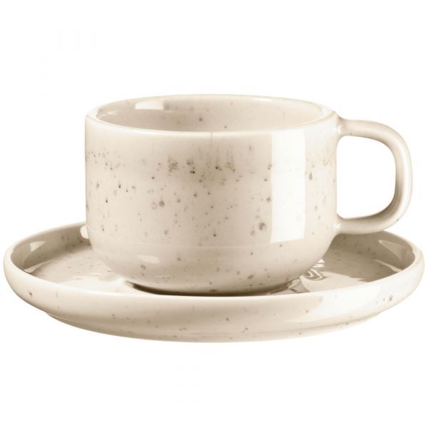 CANDY Kaffeetasse &amp; Untertasse (Set) - Beige