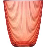 CONCEPTO STRIPY Trinkglas - 31 cl - (8,6 x 9,6 cm) - Orange href=