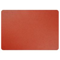 Tischset 43 x 30 cm - Kunstleder - Cognac href=