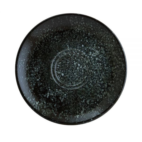 COSMOS BLACK Kombi-Untere - Ø 16 cm - für Kaffee-, Milchkaffee-Obere und Henklebecher