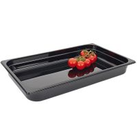 Polycarbonat Behälter GN 1/4 - 100 mm (2,6 l) - Schwarz href=